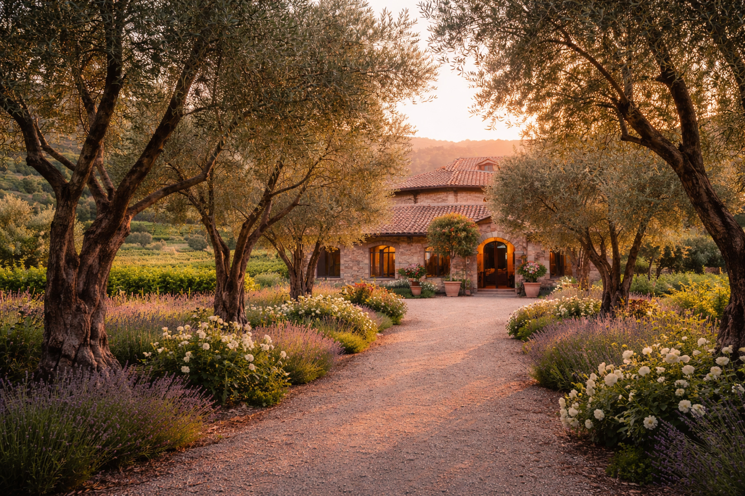 ソノマのオリーブの木